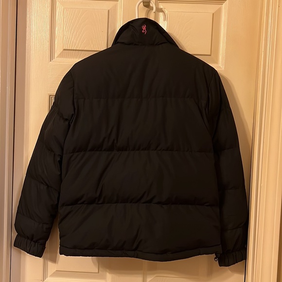 Browning For Her Black/Zebra Puffy Coat - Picture 3 of 5